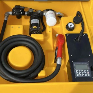 مخزن انتقال سوخت الکتریکی قابل حمل DTK500 با نازل